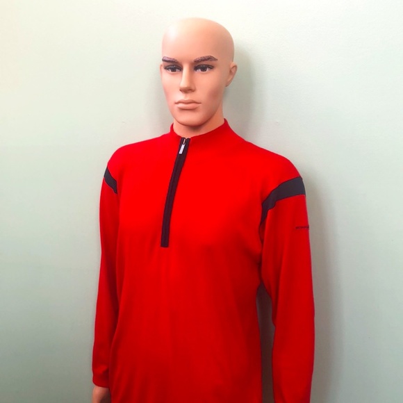 Burberry Golf Zip Up Sweater - Size M ﻿ ﻿ - Picture 1 of 12